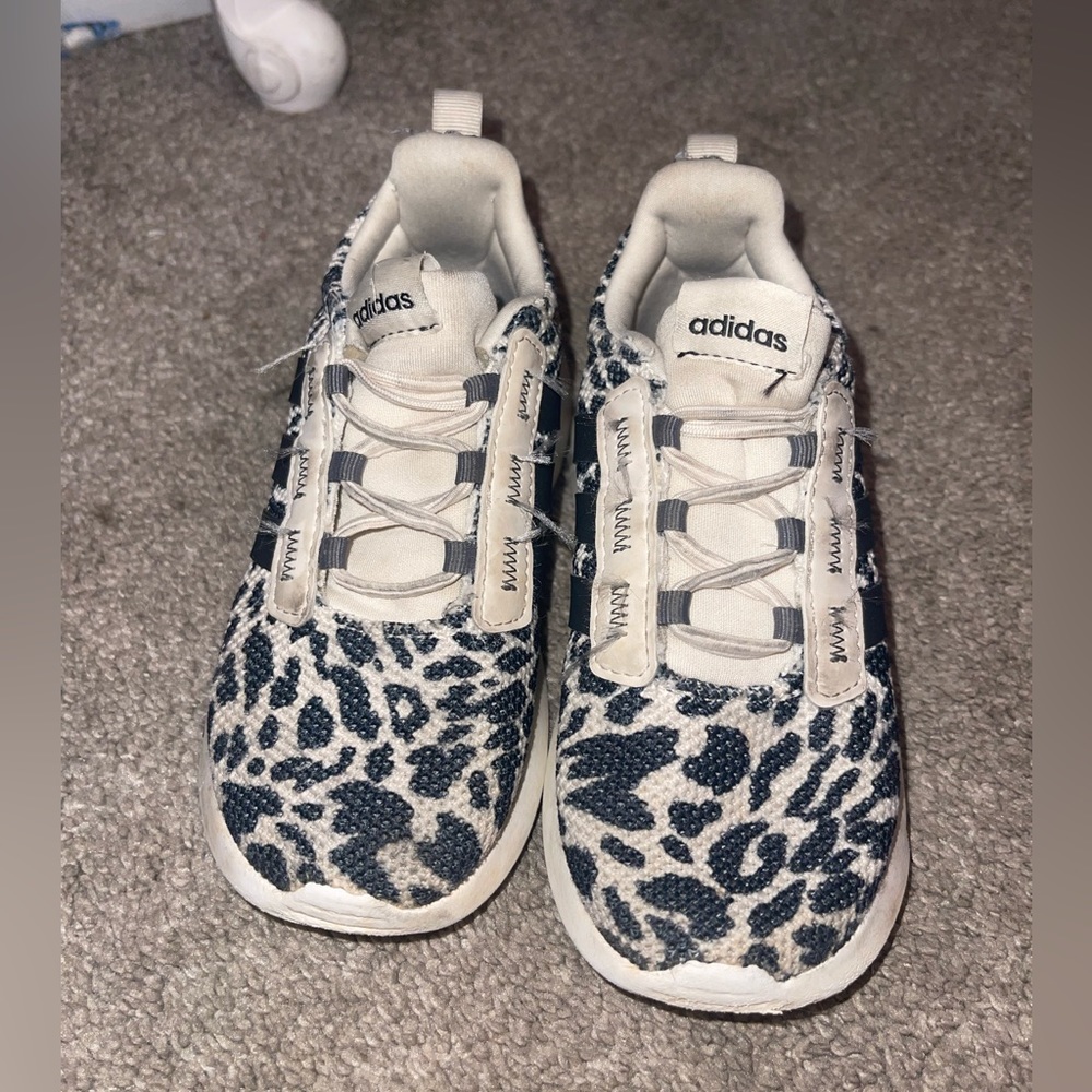 adidas Toddler Girls' Racer TR21 Cheetah Shoes